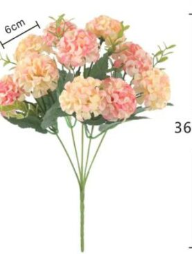 Real PBR Real PBR Artificial Flowers Retro Silk Rose Orange Wild Flower Artificial Flower??(12 inch, Pack of 1, Flower Bunch)
