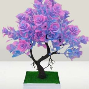 Real PBR Purple Wild Flower Artificial Flower  with Pot??(45.72 inch, Pack of 1, Flower with Basket)