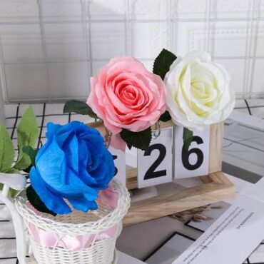 Real PBR Multicolor Wild Flower Artificial Flower??(12 inch, Pack of 1, Flower Bunch)