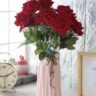 Real PBR rose flower bunch for Home decor office decor Gifts Red Rose Artificial Flower??(26 cm, Pack of 1, Flower Bunch)
