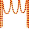 Real PBR Artificial Marigold Genda Flowers, Door Hanging Marigold Mala Multicolor Marigold Artificial Flower??(90 inch, Pack of 5, Garlands)