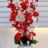 Real PBR Artificial Flowers for Decoration with Pot, Home Decor, Office Decor, Multicolor Cherry Blossom Artificial Flower  with Pot??(50 cm, Pack of 1, Flower with Basket)
