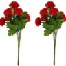 Real PBR Real PBR Artificial Flowers Bunches for Vase Red Multicolor Wild Flower Artificial Flower??(12 inch, Pack of 1, Flower Bunch)