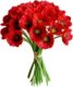 Real PBR Red Wild Flower Artificial Flower??(12 inch, Pack of 1, Flower Bunch)
