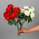Real PBR Red Wild Flower Artificial Flower??(12 inch, Pack of 1, Flower Bunch)