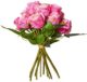 Real PBR Real PBR Artificial Rose Flower Bunches Light/Pink Pink Wild Flower Artificial Flower??(12 inch, Pack of 1, Flower Bunch)