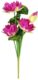 Real PBR Real PBR Artificial Lotus Lily Flowers Violet Multicolor Lotus Artificial Flower??(12 inch, Pack of 1, Flower Bunch)