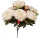 Real PBR White Rose Artificial Flower??(26 cm, Pack of 1, Flower Bunch)