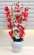 Real PBR Artificial Flowers for Decoration with Pot, Home Decor, Office Decor, Multicolor Cherry Blossom Artificial Flower  with Pot??(50 cm, Pack of 1, Flower with Basket)