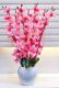 Real PBR Artificial Flowers for Decoration with Pot, Home Decor, Office Decor, Pink Cherry Blossom Artificial Flower  with Pot??(50 cm, Pack of 1, Flower with Basket)