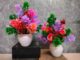 Real PBR Multicolor Wild Flower Artificial Flower  with Pot??(25.4 inch, Pack of 2, Flower with Basket)