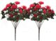 Real PBR REALPBR_Artificial_Mini_Aialea_Flower_Bunches_(34_cm_Tall,_7_branches,_Set_of_2) Multicolor Wild Flower Artificial Flower  with Pot??(6 inch, Pack of 1, Flower Bunch)