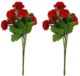 Real PBR Real PBR Artificial Flowers Bunches for Vase Red Multicolor Wild Flower Artificial Flower??(12 inch, Pack of 1, Flower Bunch)