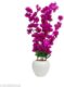 Real PBR Artificial Flowers for Decoration with Pot, Home Decor, Office Decor, Purple Cherry Blossom Artificial Flower  with Pot??(50 cm, Pack of 1, Flower with Basket)