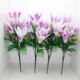 Real PBR Real PBR Artifical Flower Bunchers Pack of 4 (Lily Purple) Purple Wild Flower Artificial Flower  with Pot??(6 inch, Pack of 1, Flower Bunch)