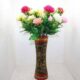 Real PBR Multicolor Wild Flower Artificial Flower  with Pot(6 inch, Pack of 1, Flower Bunch)