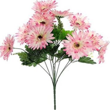 Real PBR REAL PBR Artificial Flower Bunch Multicolor Wild Flower Artificial Flower  with Pot??(6 inch, Pack of 1, Flower Bunch)