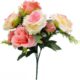 Real PBR Multicolor Rose Artificial Flower??(26 cm, Pack of 1, Flower Bunch)