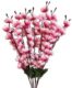 Real PBR Artificial Flowers for Home Decoration Cherry Blossom Bunch (7 Branches) Pink Cherry Blossom Artificial Flower??(25 inch, Pack of 1, Flower Bunch)