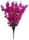 Real PBR Artificial Flowers for Home Decoration Cherry Blossom Bunch (7 Branches) Purple Cherry Blossom Artificial Flower??(52 cm, Pack of 1, Flower Bunch)