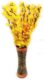 Real PBR Artificial Flowers for Home Decoration Cherry Blossom Bunch (7 Branches) Yellow Cherry Blossom Artificial Flower Without vase (25 inch, Pack of 1, Flower Bunch)